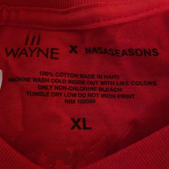 Lil Wayne x Nasaseasons T-shirt size XL BRAND NEW - Picture 2 of 3